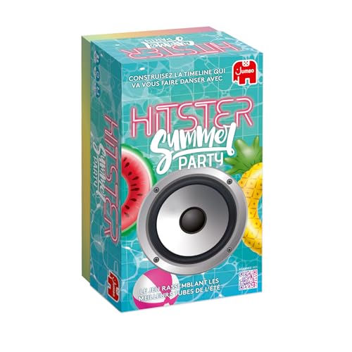 Hitster Sommerparty - Brettspiel - Musikalische Atmosphäre - Spiel für Erwachsene - Sommerröhren neu entdecken - Sommerhits - Zum Spielen mit Familie und Freunden - 2 bis 10 Spieler - Ab 16 Jahren von Hitster