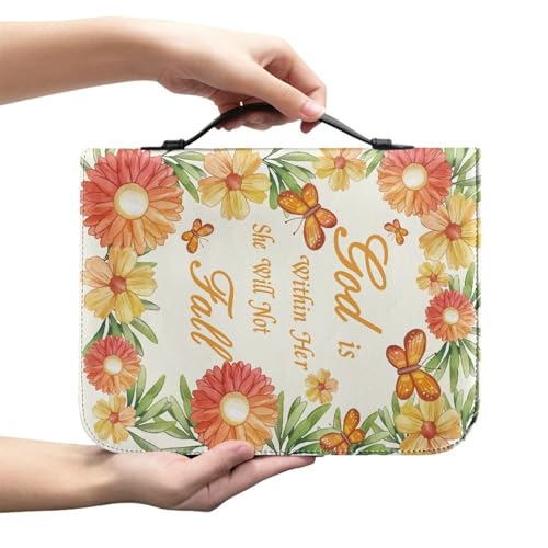 Hixingo Buchhülle Schutzhülle für Bücher aus Stoff, Buchhülle mit Reißverschluss Buchschutz Buchhüllen für Taschenbücher Buchhülle für Buchliebhaber für Lehrer, Freunde (Gänseblümchen 8,M) Hixingo Buchhülle Schutzhülle für Bücher aus Stoff, Buchhülle mit Reißverschluss Buchschutz Buchhüllen für Taschenbücher Buchhülle für Buchliebhaber für Lehrer, Freunde (Gänseblümchen 8,M) von Hixingo
