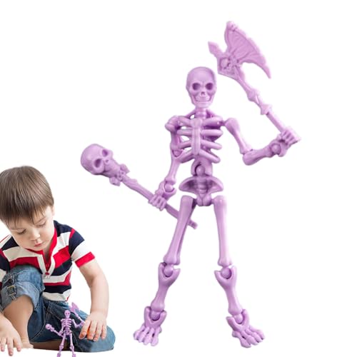 Actionfigur Skelette, Skelett-Puppenfiguren, mehrere bewegliche Gelenke, Halloween- -Skelett, Halloween-Dekoration, kleine Figuren, lebensgroßes bewegliches Skelett, einfach zu bedienen, tragbar Actionfigur Skelette, Skelett-Puppenfiguren, mehrere bewegliche Gelenke, Halloween- -Skelett, Halloween-Dekoration, kleine Figuren, lebensgroßes bewegliches Skelett, einfach zu bedienen, tragbar von Hjatirace