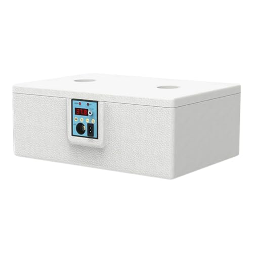 Eierbrüter, Entenei-Brutkästchen, Geflügel-Inkubationsbox, Intelligente Temperatureinstellung, Digitales Bedienfeld, 43,5 x 32 x 15 cm, für Zuhause, Schule von Hjatirace