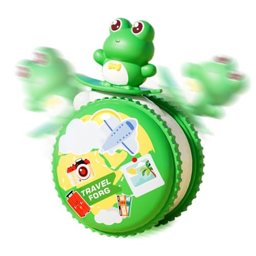 Frog Drag Toy, Early Learning Walking Training Toy, Grip Ability Toy, Traction Walking Pull Toys, Educational Frog Toy, Easy to Use, Portable for Over 3 Years Old Boys von Hjatirace