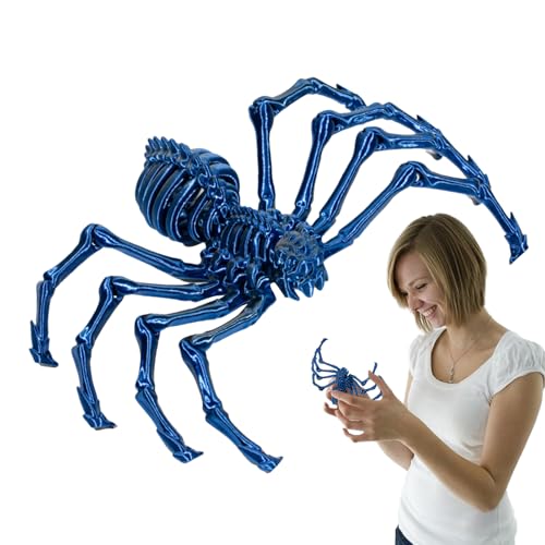 Hjatirace 3D-gedrucktes Spinnenspielzeug, Gelenkspinne, 3D-gedruckte Spinnenspielzeuge mit beweglichen Gelenken, Mystery Spider 3D-bewegliche Spinne für Erwachsene, Schreibtischspielzeug für das Hjatirace 3D-gedrucktes Spinnenspielzeug, Gelenkspinne, 3D-gedruckte Spinnenspielzeuge mit beweglichen Gelenken, Mystery Spider 3D-bewegliche Spinne für Erwachsene, Schreibtischspielzeug für das von Hjatirace