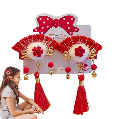 Hjatirace Chinesisches Neujahrs-Stirnband, rote Haarschleifen mit Quasten, chinesische Haarspange – Haarschmuck für Muttertag, Geburtstag, Kinder, Familie, Freunde Hjatirace Chinesisches Neujahrs-Stirnband, rote Haarschleifen mit Quasten, chinesische Haarspange – Haarschmuck für Muttertag, Geburtstag, Kinder, Familie, Freunde von Hjatirace