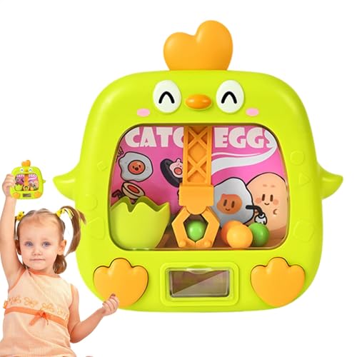 Hjatirace Claw Machine Kids, Electronic Grabber Machine, Chicken Fun Claw Machine, Vending Machine Candy Interactive, Electronic Chicken Grabber Arcade Game, Easy to Use, Portable for Kids Hjatirace Claw Machine Kids, Electronic Grabber Machine, Chicken Fun Claw Machine, Vending Machine Candy Interactive, Electronic Chicken Grabber Arcade Game, Easy to Use, Portable for Kids von Hjatirace