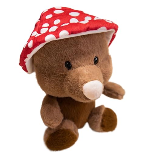 Hjatirace Plüschpuppe süße Maulwurfpuppe, Katzengefüllte Tier, Plüschmaulwurfsspielzeug, leichtes Gebäude, Sieht in den Regalen süß aus, 35 x 30 cm/13,78 x 11,81 Zoll, für Kinder, Männer, Frauen Hjatirace Plüschpuppe süße Maulwurfpuppe, Katzengefüllte Tier, Plüschmaulwurfsspielzeug, leichtes Gebäude, Sieht in den Regalen süß aus, 35 x 30 cm/13,78 x 11,81 Zoll, für Kinder, Männer, Frauen von Hjatirace