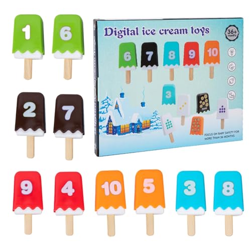 Ice Cream Learning Toy, Popsicle Math Learning Activities Toys, Educational Learning Toys, Preschool Learning Activities, Fun Fine Motor Skills Toy, Easy to Use, Portable for Boys Girls Ice Cream Learning Toy, Popsicle Math Learning Activities Toys, Educational Learning Toys, Preschool Learning Activities, Fun Fine Motor Skills Toy, Easy to Use, Portable for Boys Girls von Hjatirace