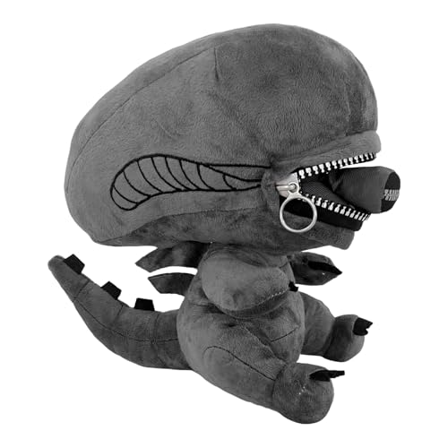 Reißverschluss Mundpuppe, Mit Leichtem Design, 25 Cm, Außerirdisches X-Enomorph Reißverschluss Mundpluppe, Niedliche Filmcharakter Plüschpuppe, Huggable Comfort, Für Schlafzimmer, Wohnzimmer von Hjatirace