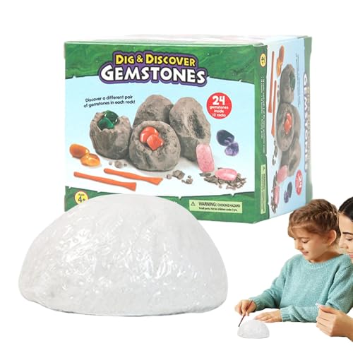 STEM Science Digging Kits, Bildungskinder Edelstein -Mining -Kit, Fun Edelstein -Mining -Erlebnis, 2.76x2,76x2,76 Zoll, einfach zu bedienen, tragbar für Mädchen Alter 6+ STEM Science Digging Kits, Bildungskinder Edelstein -Mining -Kit, Fun Edelstein -Mining -Erlebnis, 2.76x2,76x2,76 Zoll, einfach zu bedienen, tragbar für Mädchen Alter 6+ von Hjatirace