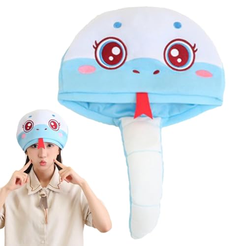 Soft Warm Masquerade Cosplay Headwear, Cosplay Parties Photo Booth Props, Novelty Performance Hat, Plush Snake Hat, Soft Cosplay Snake Headwear, Easy To Use, Portable for Kids Adults Soft Warm Masquerade Cosplay Headwear, Cosplay Parties Photo Booth Props, Novelty Performance Hat, Plush Snake Hat, Soft Cosplay Snake Headwear, Easy To Use, Portable for Kids Adults von Hjatirace