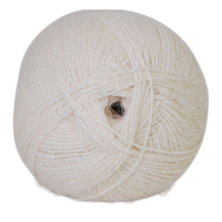 Hjertegarn Alpaca 400 Garn Farbe 100 Weiß von Hjertegarn