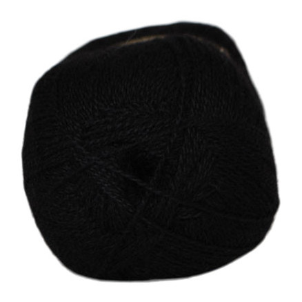 Hjertegarn Alpaca 400 Garn Farbe 500 Schwarz von Hjertegarn