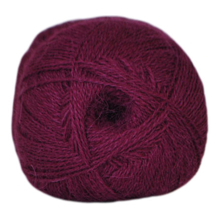Hjertegarn Alpaca 400 Garn Farbe 9235 Pflaume von Hjertegarn