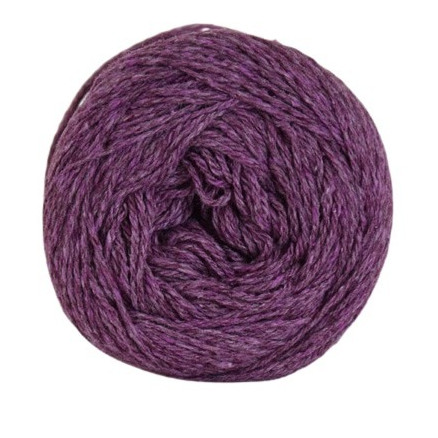 Hjertegarn Organic Trio Garn 5028 Dunkellila von Hjertegarn