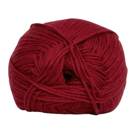 Hjertegarn Blend/Tendens Garn Unicolor 4900 Dunkelrot von Hjertegarn