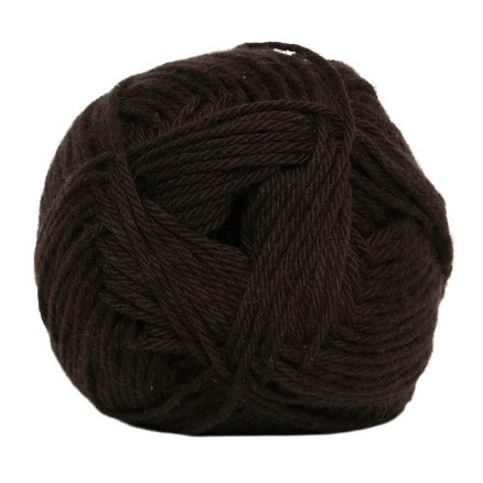Hjertegarn Blend/Tendens Garn Unicolor 2500 Dunkelbraun von Hjertegarn