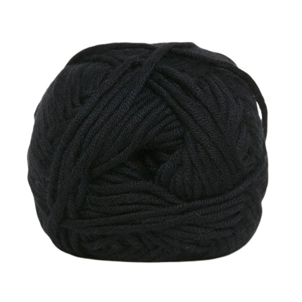 Hjertegarn Blend Bamboo Garn Unicolor 1990 Schwarz von Hjertegarn
