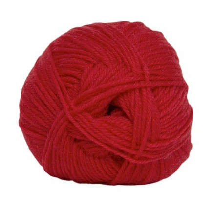 Hjertegarn Ciao Trunte Garn Farbe 4530 Rot von Hjertegarn