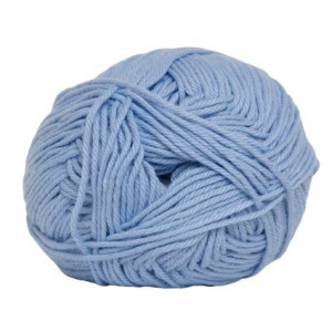 Hjertegarn Cotton Nr. 8 Garn 603 Babyblau von Hjertegarn