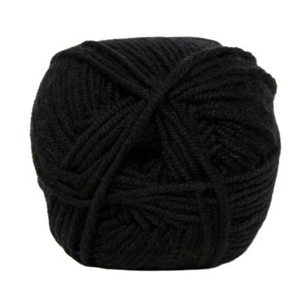 Hjertegarn Extrafine Merino 120 Garn 500 Schwarz von Hjertegarn
