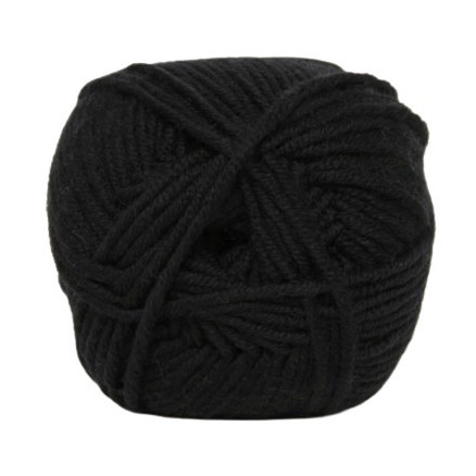 Hjertegarn Extrafine Merino 150 Garn 500 Schwarz von Hjertegarn