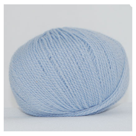 Hjertegarn Highland Fine Wool Garn 279 Baby Blau von Hjertegarn