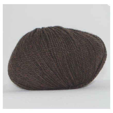 Hjertegarn Highland Fine Wool Garn 295 Dunkelbraun von Hjertegarn