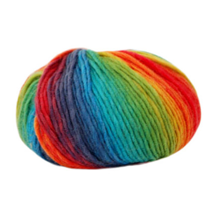 Hjertegarn Incawool Garn Print Farbe 1102 Regenbogen von Hjertegarn