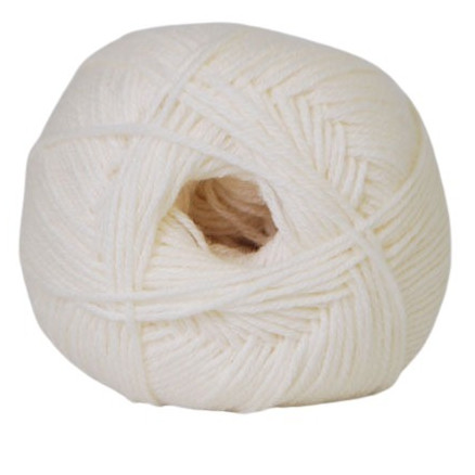 Hjertegarn Lana Cotton 212 Garn Farbe 100 Natur von Hjertegarn