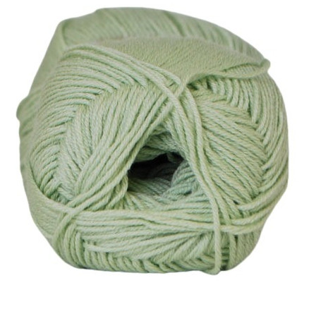 Hjertegarn Lana Cotton 212 Garn Farbe 7093 Hellgrün von Hjertegarn