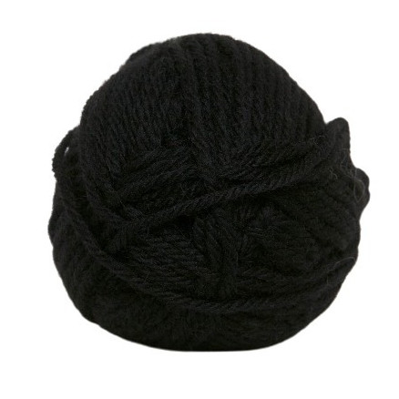 Hjertegarn Lima Garn Unicolor 500 Schwarz von Hjertegarn