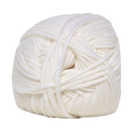 Hjertegarn Merino Cotton 1090 Weiß von Hjertegarn