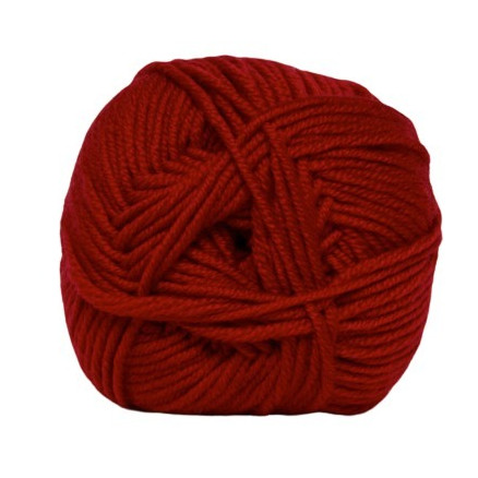 Hjertegarn Merino Cotton 2060 Dunkelrot von Hjertegarn