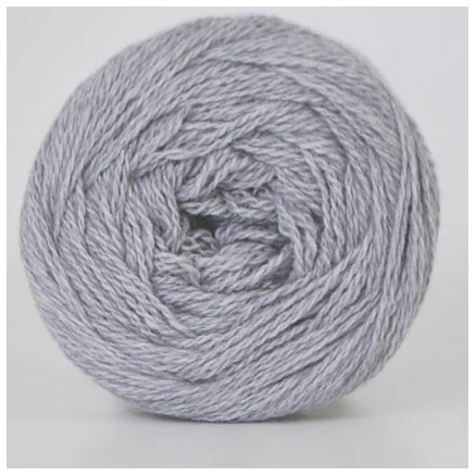 Hjertegarn Organic 350 Garn Farbe 4025 Hellgrau von Hjertegarn