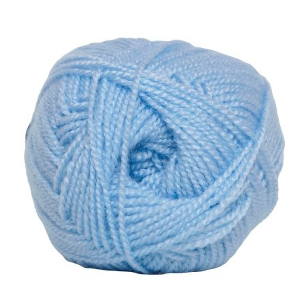 Hjertegarn Perle Acryl Garn 2291 Hellblau von Hjertegarn