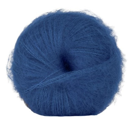 Hjertegarn Silk Kid Mohair Garn 1122 Blau von Hjertegarn