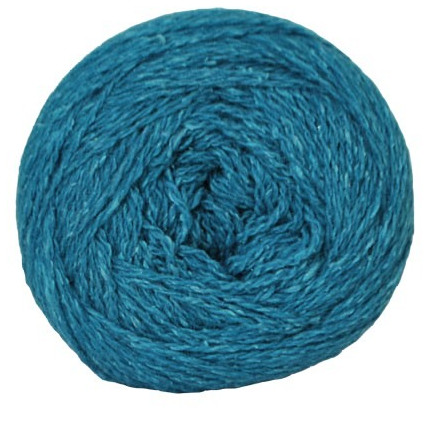 Hjertegarn Wool Silk Garn 3021 Dunkeltürkis von Hjertegarn