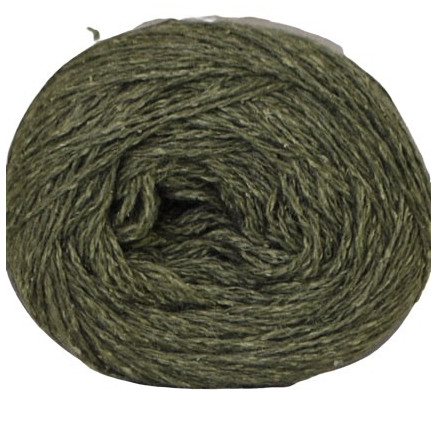 Hjertegarn Wool Silk Garn 3027 Armeegrün von Hjertegarn