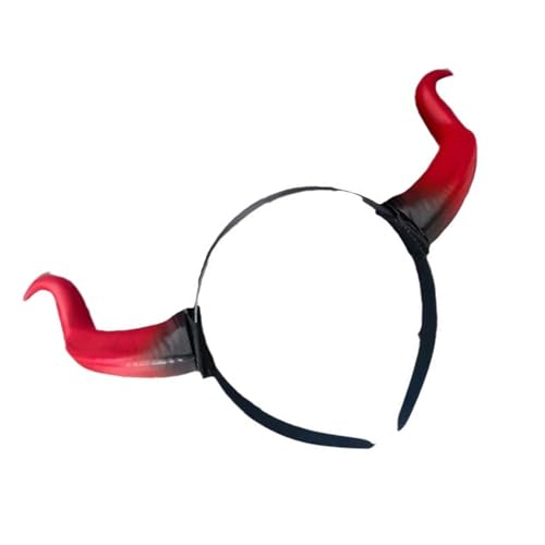Hkfgdjdl Handgefertigtes Teufelsohrhorn-Stirnband für Mädchen, Cosplay-Zubehör, übergroße Hörner, Pelzanzug, Maskerade, Halloween, Cosplay, Party Hkfgdjdl Handgefertigtes Teufelsohrhorn-Stirnband für Mädchen, Cosplay-Zubehör, übergroße Hörner, Pelzanzug, Maskerade, Halloween, Cosplay, Party von Hkfgdjdl