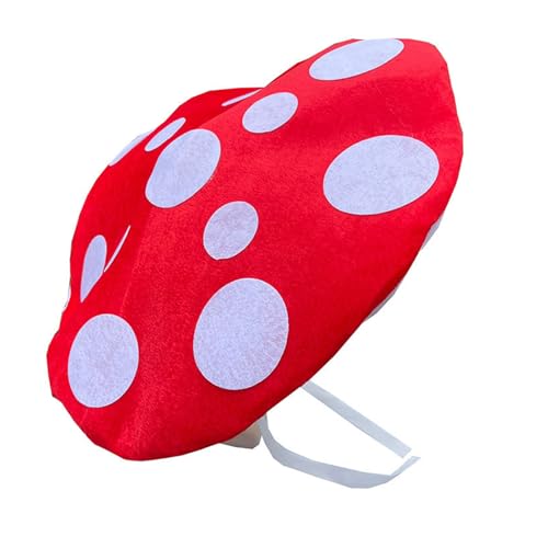 Hkfgdjdl Kreativer übergroßer Pilzhut für Damen und Herren, Unisex, Rollenspiel, Kopfbedeckung, Kappen für Halloween, Party, Kostümzubehör Hkfgdjdl Kreativer übergroßer Pilzhut für Damen und Herren, Unisex, Rollenspiel, Kopfbedeckung, Kappen für Halloween, Party, Kostümzubehör von Hkfgdjdl
