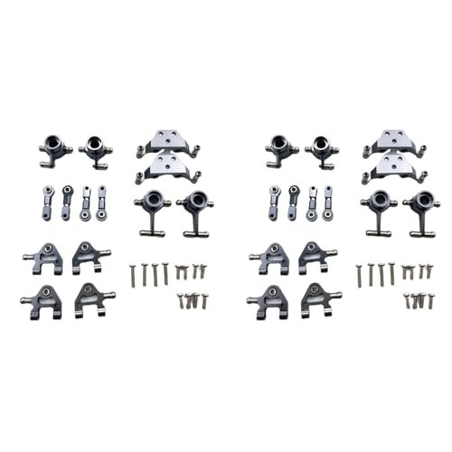 Hklshyd 2X Metall Verbesserte Teile Lenkung Cup Swing Arm Plate Set für P929 P939 K969 K979 K989 K999 1/28 RC Auto, Hklshyd 2X Metall Verbesserte Teile Lenkung Cup Swing Arm Plate Set für P929 P939 K969 K979 K989 K999 1/28 RC Auto, von Hklshyd