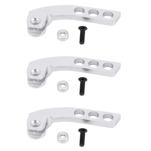 Hklshyd 3X Metall 4 Loch Sender Umhänge Band Balancer Einsteller für Futaba Radiolink X9D RC Fernbedienung, Silber Vertikal Hklshyd 3X Metall 4 Loch Sender Umhänge Band Balancer Einsteller für Futaba Radiolink X9D RC Fernbedienung, Silber Vertikal von Hklshyd