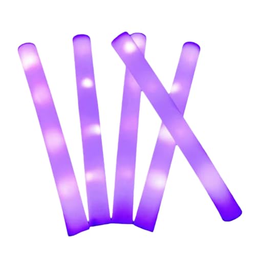 Hlennotor Lila LED-Schaumstoffst?be - Glitzernde Leuchtst?be, Partyzubeh?r f¨¹r Kinder, Leuchtst?be, Karneval, Geburtstag, Hochzeit von Hlennotor