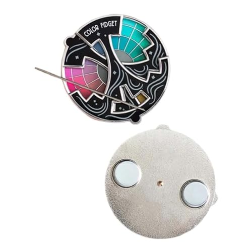 Farbiges Fidget-Rad, farbige Fidget-Emaille-Pin, Farbräder für den Künstler, 20 Farben, Rad-Spinner, schnelle Identifizierung tonaler Beziehungen, 3-in-1-Pin, Schlüsselanhänger und Farbiges Fidget-Rad, farbige Fidget-Emaille-Pin, Farbräder für den Künstler, 20 Farben, Rad-Spinner, schnelle Identifizierung tonaler Beziehungen, 3-in-1-Pin, Schlüsselanhänger und von Hliloy