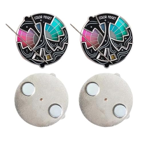 Farbiges Fidget-Rad, farbige Fidget-Emaille-Pin, Farbräder für den Künstler, 20 Farben, Rad-Spinner, schnelle Identifizierung tonaler Beziehungen, 3-in-1-Pin, Schlüsselanhänger und Farbiges Fidget-Rad, farbige Fidget-Emaille-Pin, Farbräder für den Künstler, 20 Farben, Rad-Spinner, schnelle Identifizierung tonaler Beziehungen, 3-in-1-Pin, Schlüsselanhänger und von Hliloy