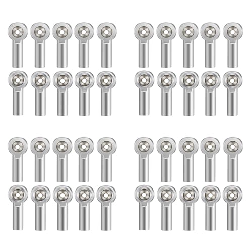 Hlxnyami 40 StüCke Metall Krawatte Push Link Gelenk Kopf Halter für 1/10 RC Crawler Auto Hlxnyami 40 StüCke Metall Krawatte Push Link Gelenk Kopf Halter für 1/10 RC Crawler Auto von Hlxnyami