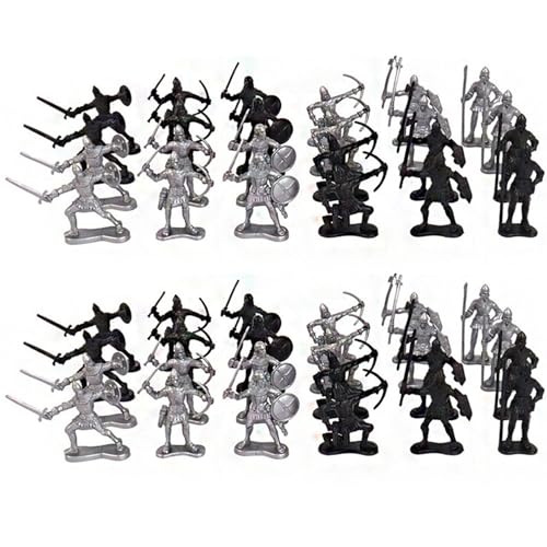 Hlxnyami 48 Stücke Simulation Actionfiguren Römischer Mittelalterlicher Soldat, Männer Klassische Archaische Soldaten Mittelalter Spielzeug Hlxnyami 48 Stücke Simulation Actionfiguren Römischer Mittelalterlicher Soldat, Männer Klassische Archaische Soldaten Mittelalter Spielzeug von Hlxnyami