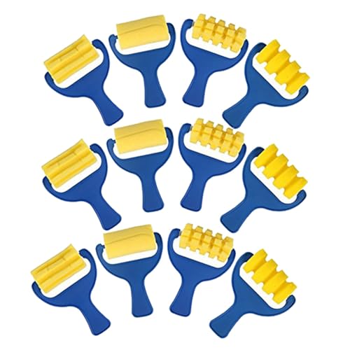 Hlxnyami Set Von 12 StüCke Schwamm Farbroller Pinsel DIY Kinder Pinsel Kid Kunsthandwerk Malwerkzeug Hlxnyami Set Von 12 StüCke Schwamm Farbroller Pinsel DIY Kinder Pinsel Kid Kunsthandwerk Malwerkzeug von Hlxnyami