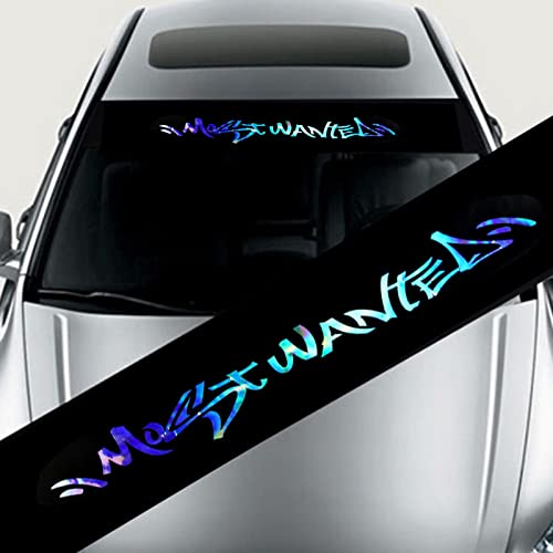 Aufkleber für Auto, Vorne und Hinten, Fenster, Windschutzscheibe, Farbig, Reflektierend, Stil Dekoration, Sticker für Auto von Hlyjoon