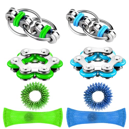 Hmfmdy Fidget-Spielzeug Set, 8 Stück Fidget Toys Kinder, Anti-Stress, Quetsch, Sensorisches Spielzeug, zum Stressabbau für Kinder und Erwachsene mit ADHS - A Hmfmdy Fidget-Spielzeug Set, 8 Stück Fidget Toys Kinder, Anti-Stress, Quetsch, Sensorisches Spielzeug, zum Stressabbau für Kinder und Erwachsene mit ADHS - A von Hmfmdy
