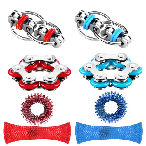 Hmfmdy Fidget-Spielzeug Set, 8 Stück Fidget Toys Kinder, Anti-Stress, Quetsch, Sensorisches Spielzeug, zum Stressabbau für Kinder und Erwachsene mit ADHS - C Hmfmdy Fidget-Spielzeug Set, 8 Stück Fidget Toys Kinder, Anti-Stress, Quetsch, Sensorisches Spielzeug, zum Stressabbau für Kinder und Erwachsene mit ADHS - C von Hmfmdy